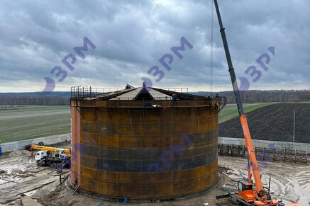 Битумное хранилище общим объемом 80000 м3 в Краснодаре - Опытный завод резервуаров и металлоконструкций