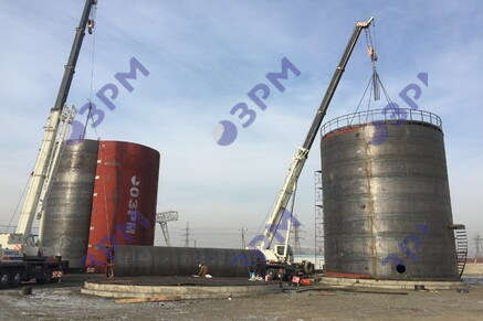 РВС-1000 м3 для светлых нефтепродуктов в Краснодаре - Опытный завод резервуаров и металлоконструкций