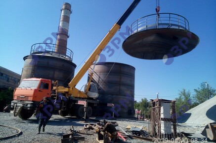 РВС-300 м3 для битума в Краснодаре - Опытный завод резервуаров и металлоконструкций