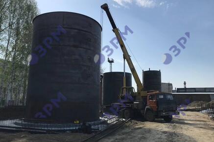 Резервуары РВС-300 и РВС-100 для трансформаторного масла в Краснодаре - Опытный завод резервуаров и металлоконструкций