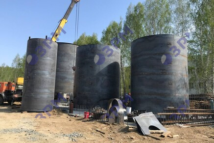 Резервуары РВС-300 и РВС-100 для трансформаторного масла в Краснодаре - Опытный завод резервуаров и металлоконструкций