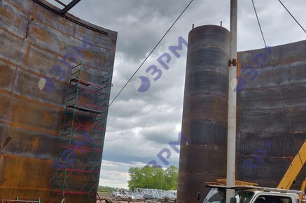 РВС-5000 м3 для битума в Краснодаре - Опытный завод резервуаров и металлоконструкций